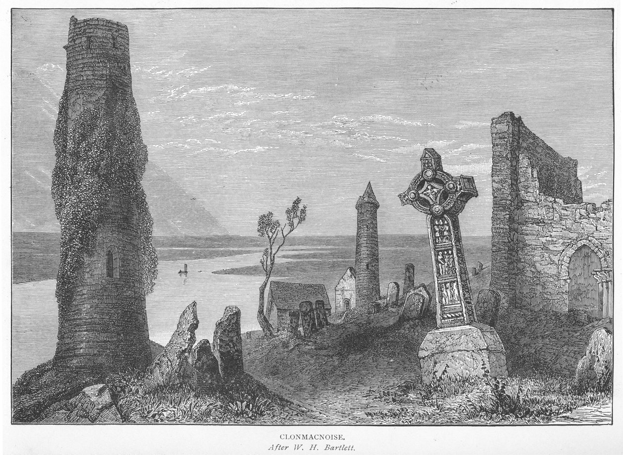 Clonmacnoise de William Henry Bartlett