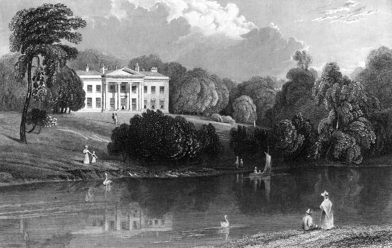 Debden Hall, Essex, 1833 de William Henry Bartlett