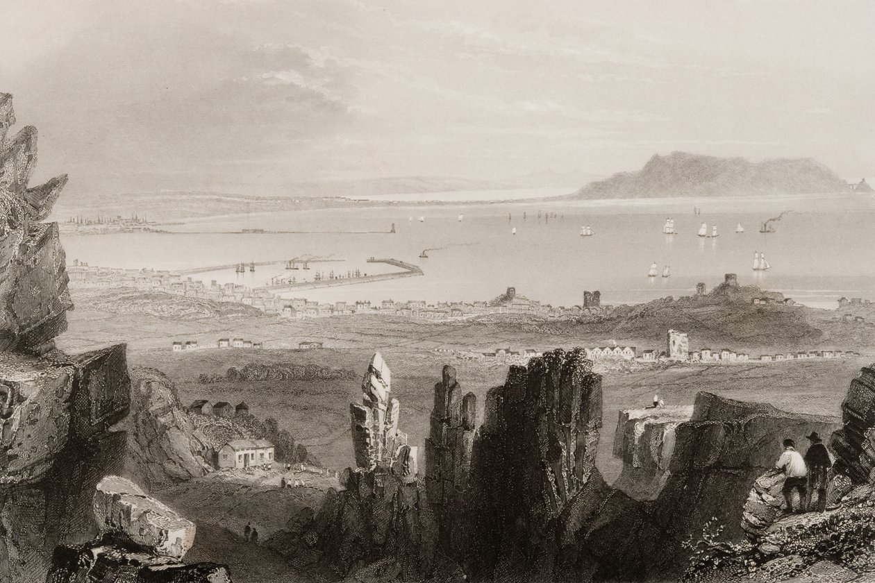 Bahía de Dublín desde las Canteras de Kingstown, de 