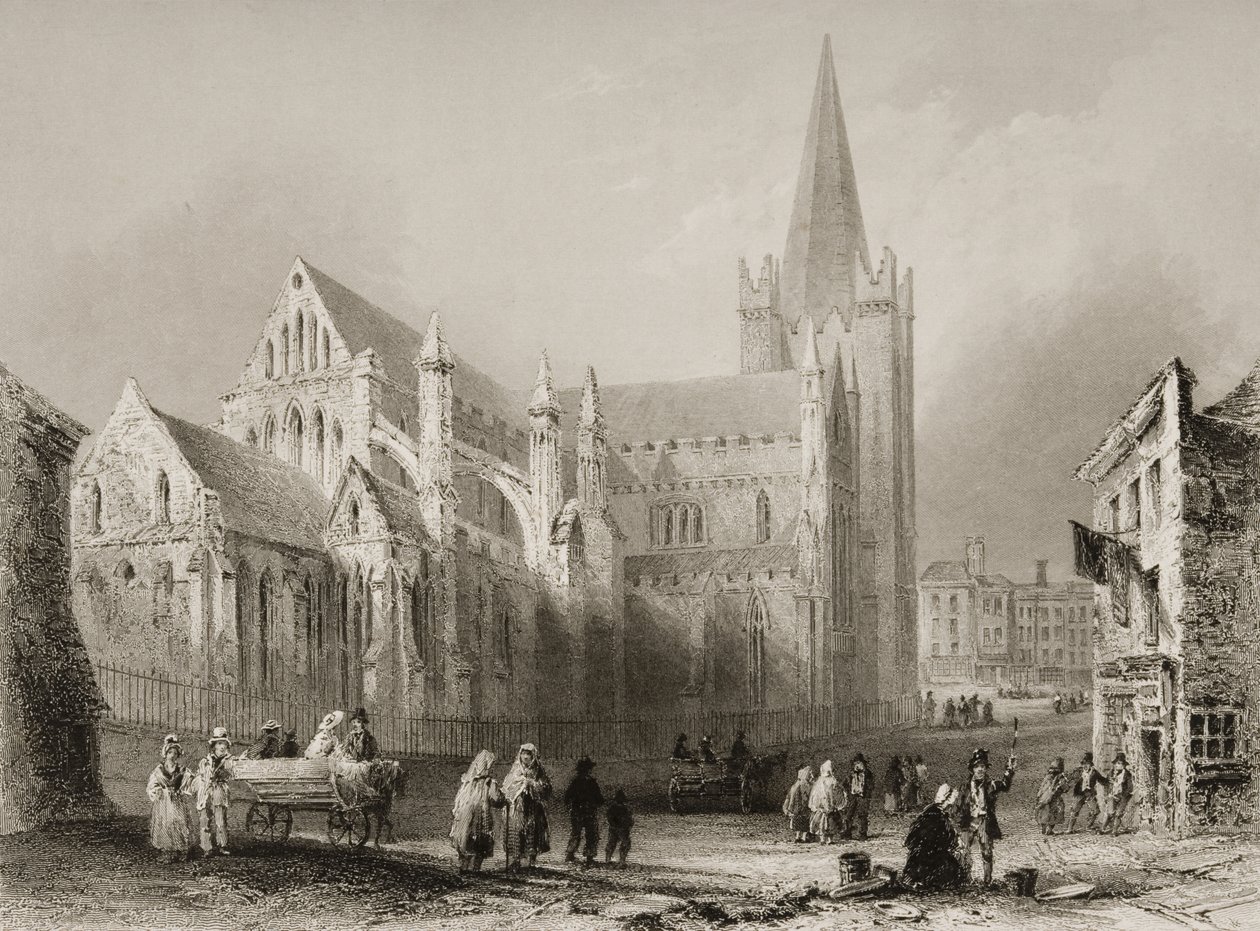 Exterior de la Catedral de San Patricio, Dublín, de 
