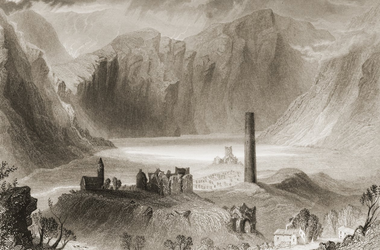 Glendalough, Condado de Wicklow, Irlanda, de 