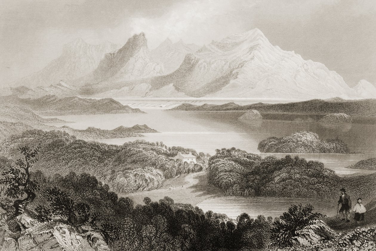 Lago Garromin, Connemara, Condado de Galway, de 