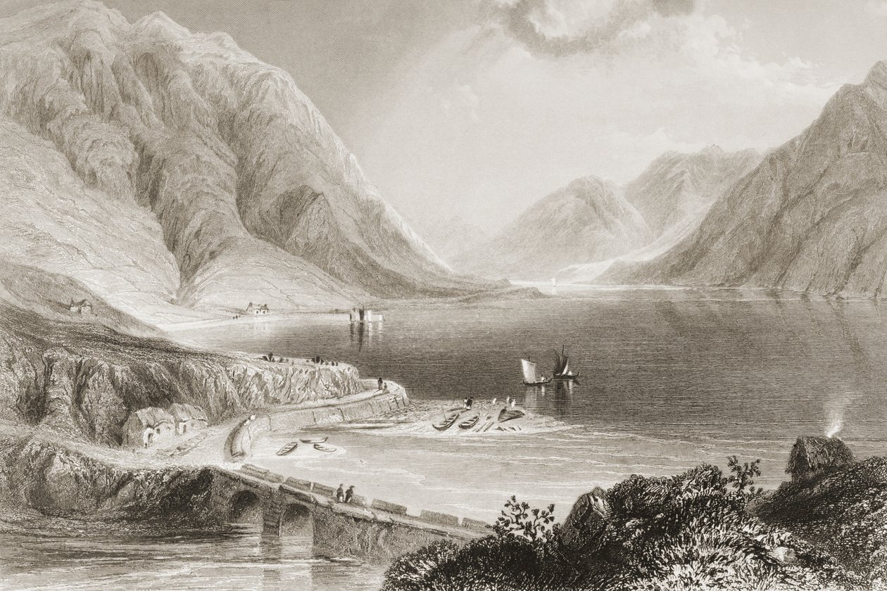 Leenane, Connemara, Condado de Galway, Irlanda, de 