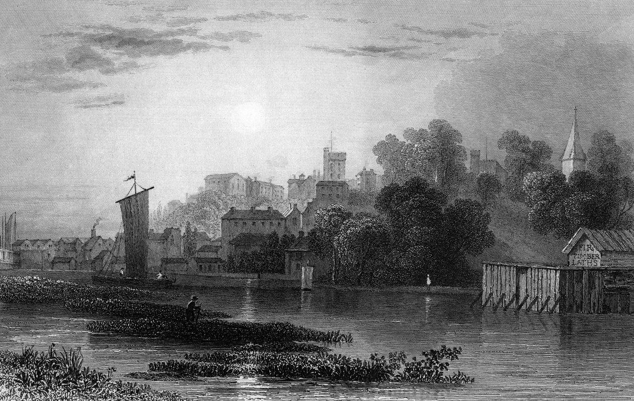 Maldon, Essex, grabado por Henry Adlard, 1831 de William Henry Bartlett