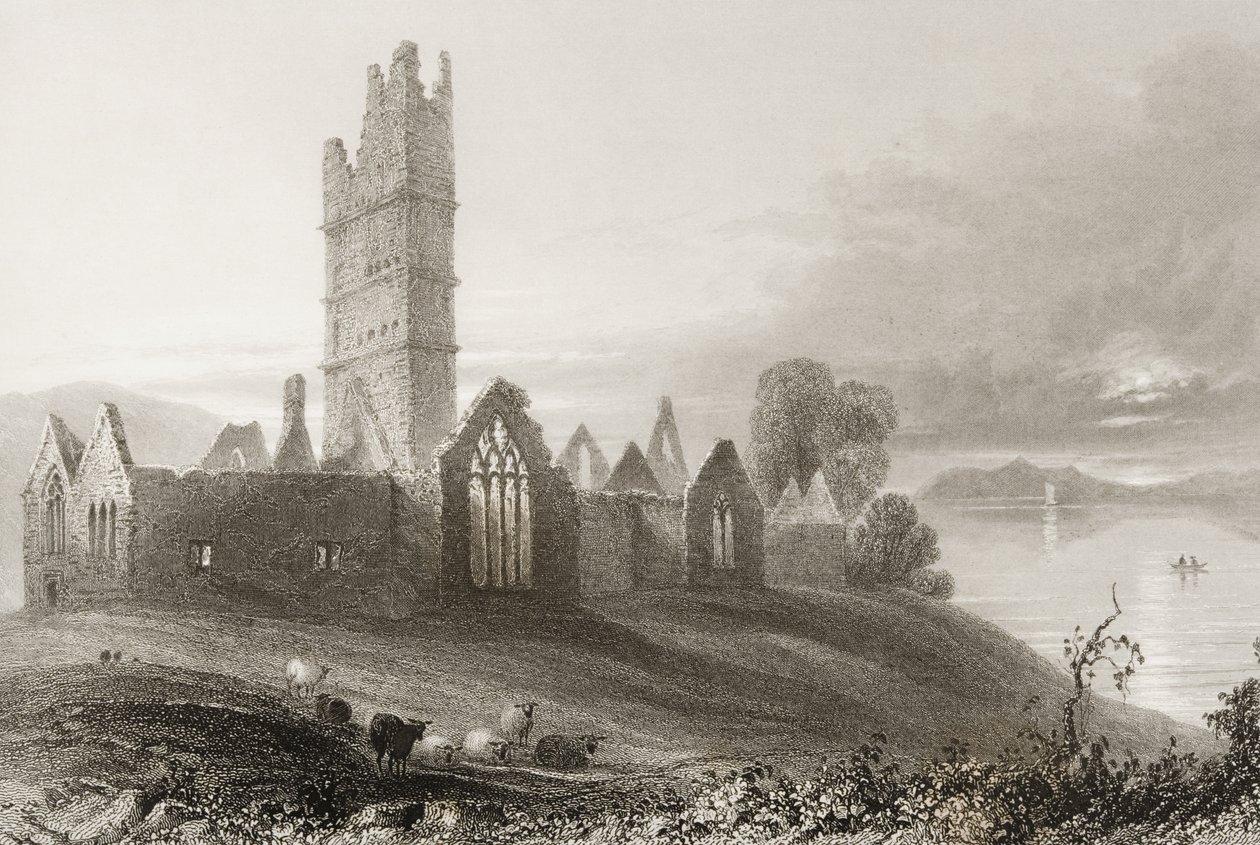 Abadía de Moyne, Condado de Mayo, Irlanda, de 