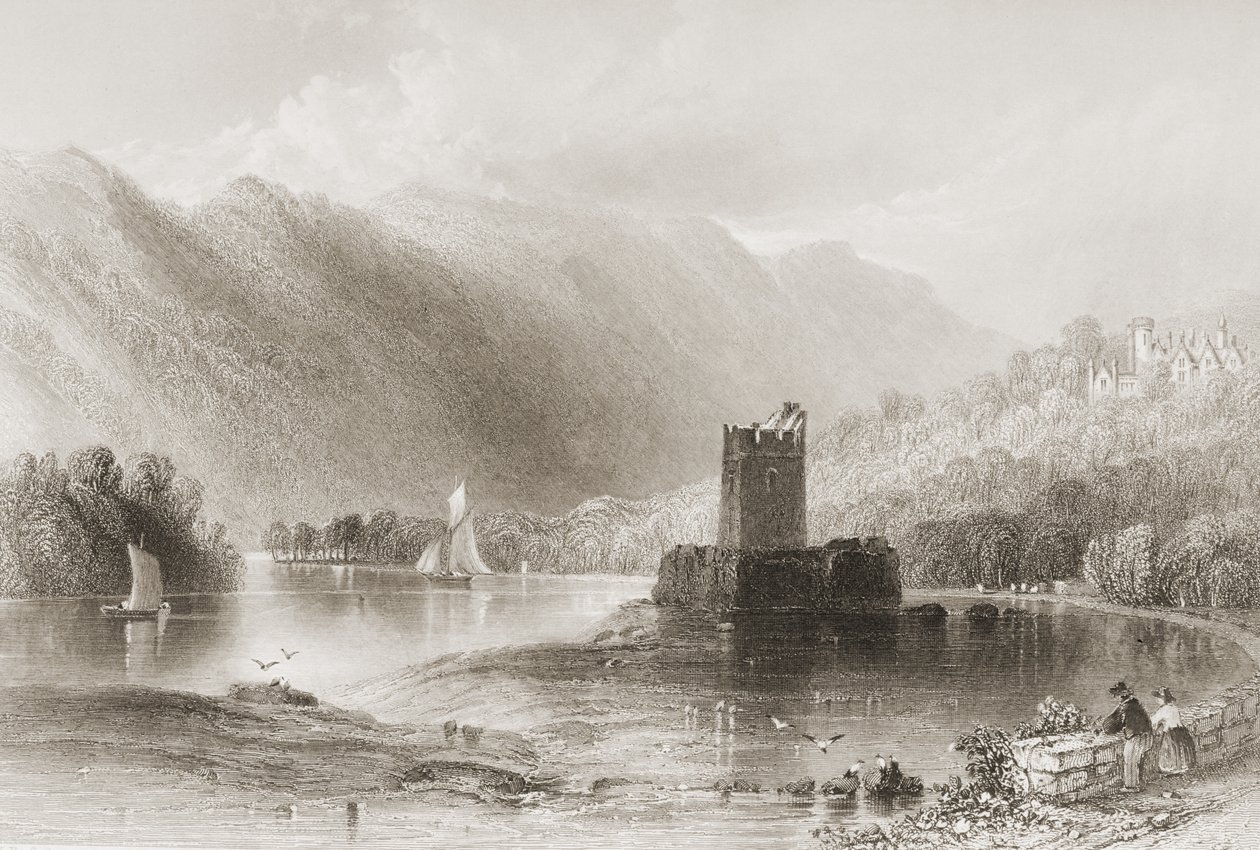 Castillo de Narrow Water, Condado de Down, Irlanda del Norte, de 