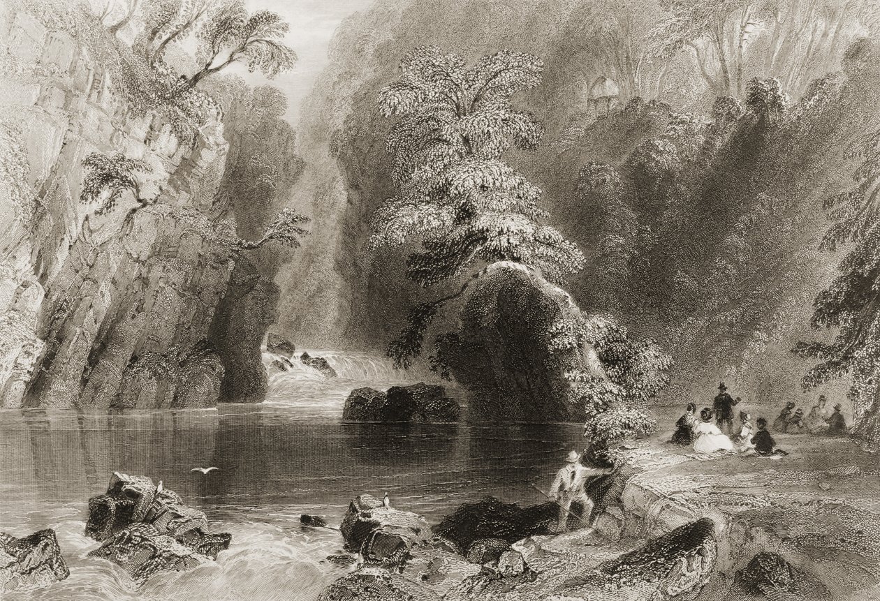 El Río Dargle, Condado de Wicklow, de 