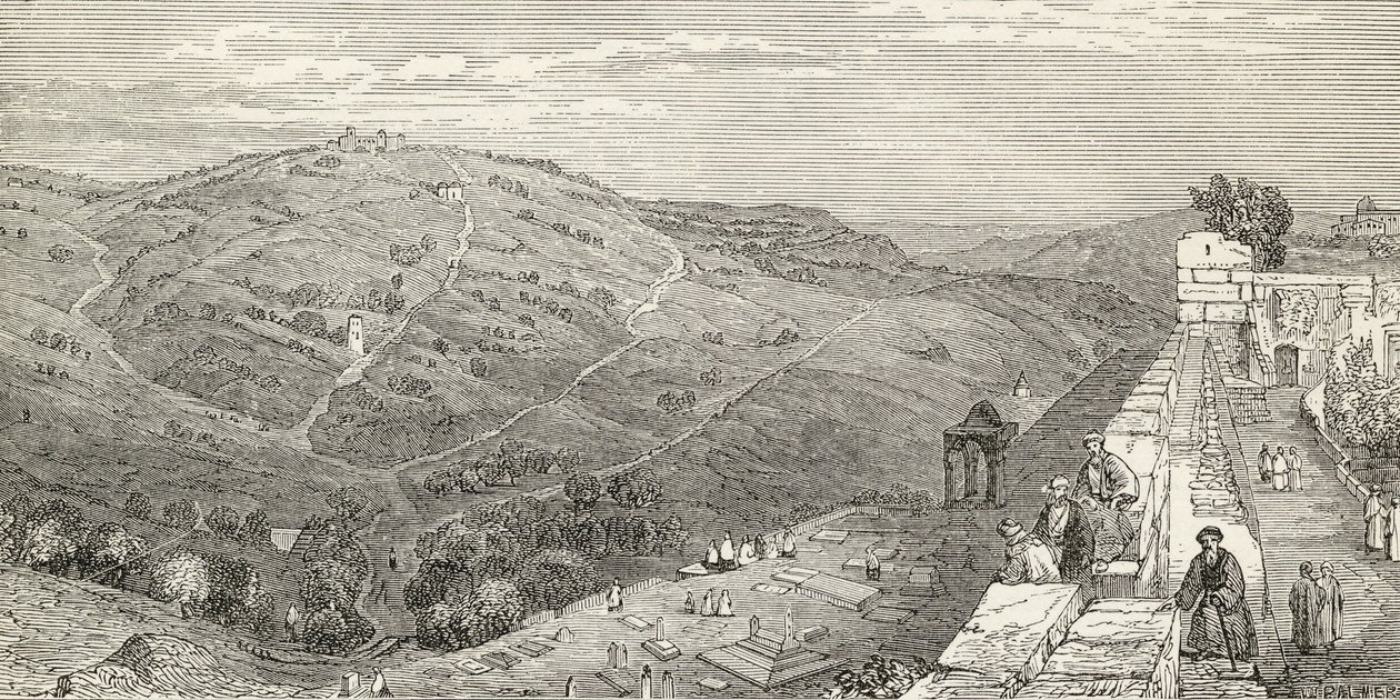 El Monte de los Olivos, Jerusalén, de 