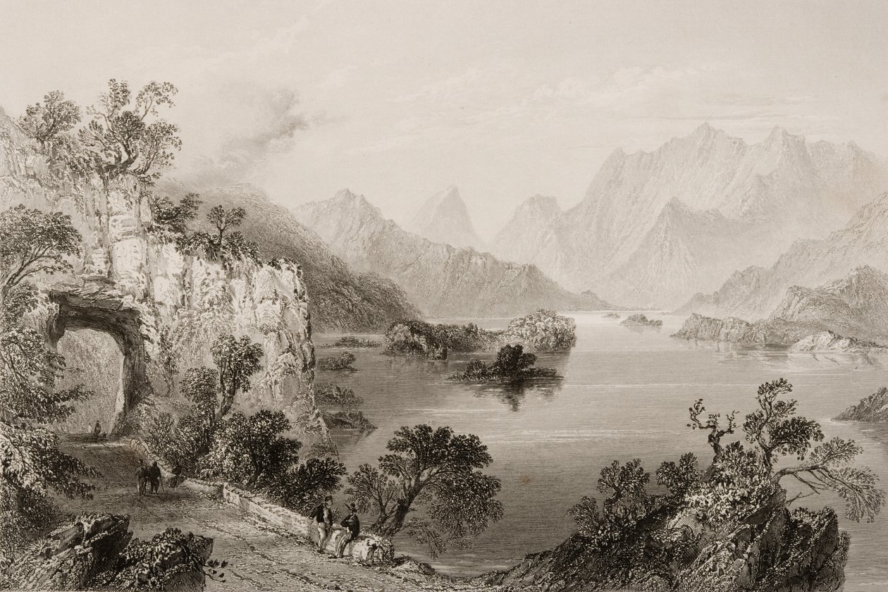 El lago superior en Killarney, Condado de Killarney, Irlanda, de 