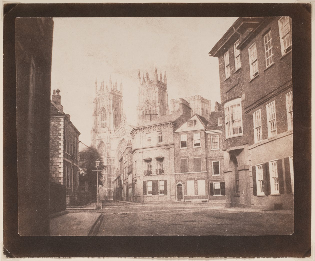 Una escena en York - York Minster desde Lop Lane de William Henry Fox Talbot
