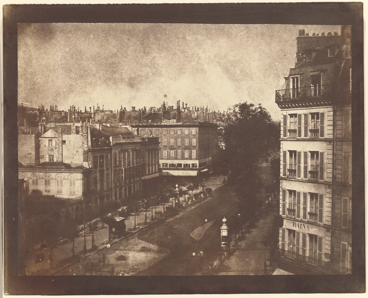 Vista aérea de París de William Henry Fox Talbot