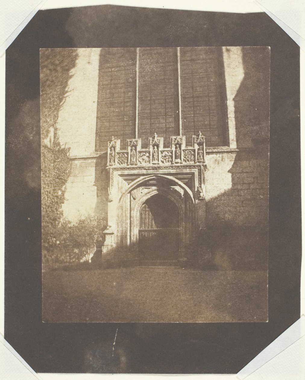 Puerta antigua, Magdalen College, Oxford de William Henry Fox Talbot