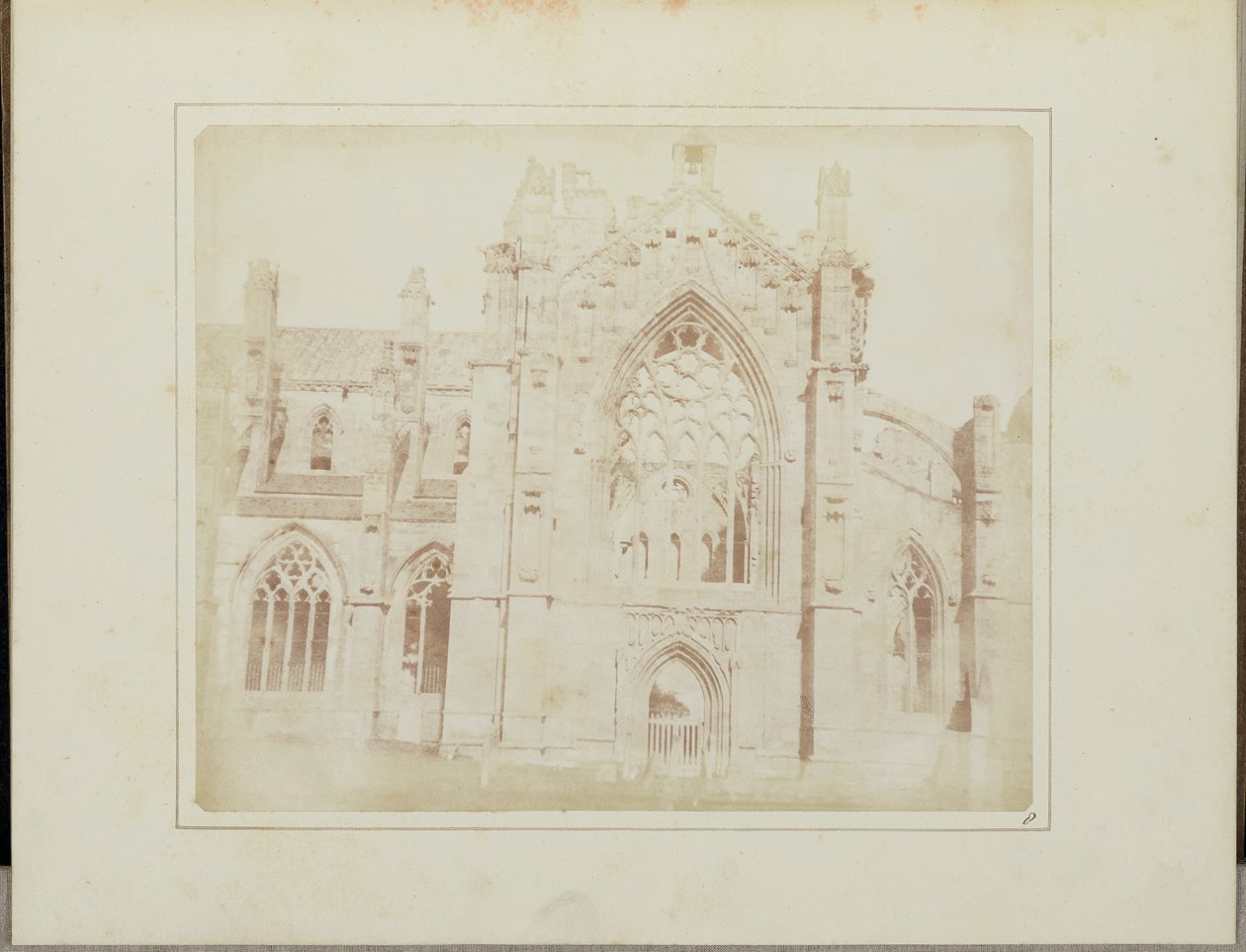 Abadía de Melrose de William Henry Fox Talbot