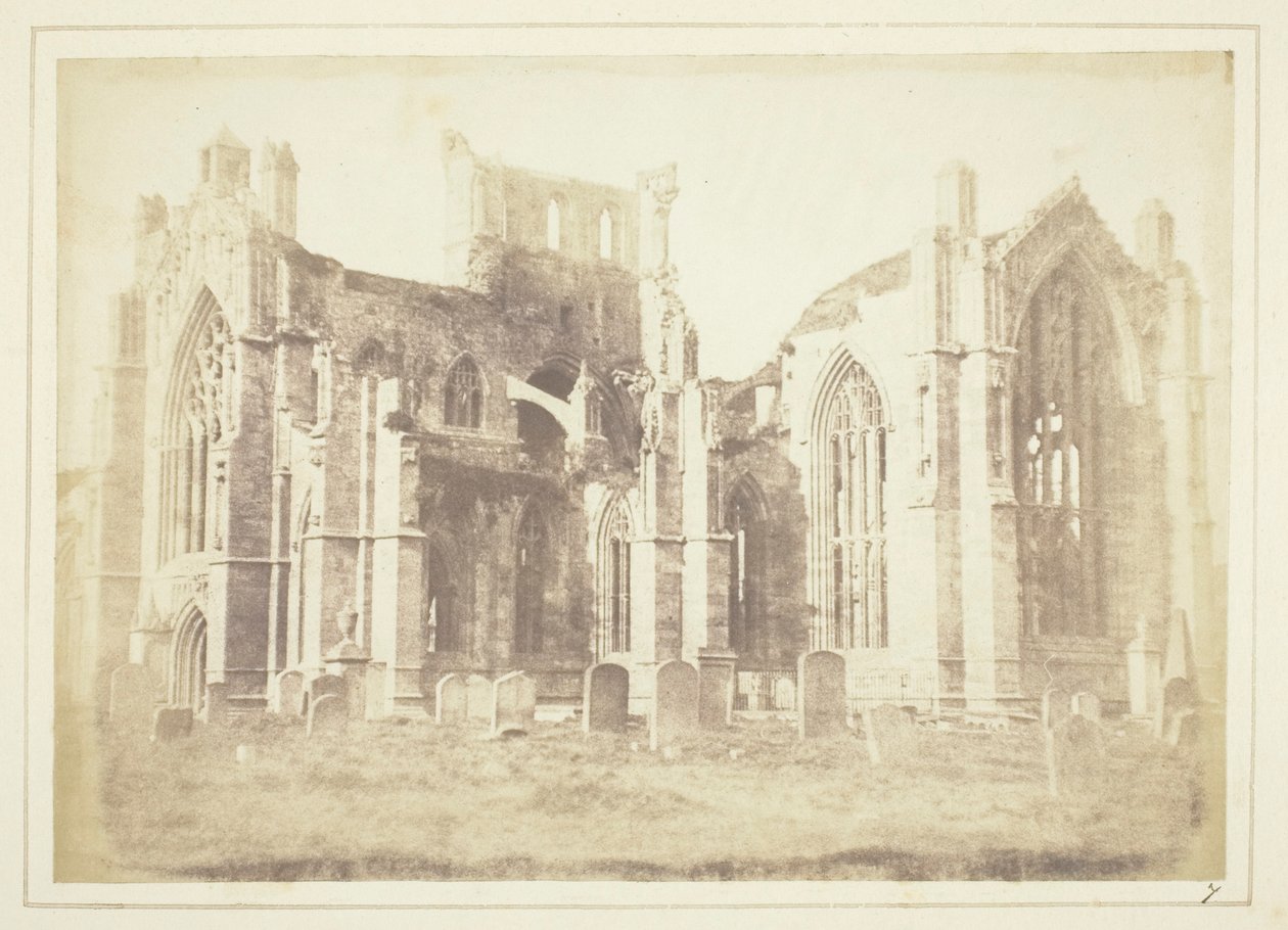 Abadía de Melrose de William Henry Fox Talbot