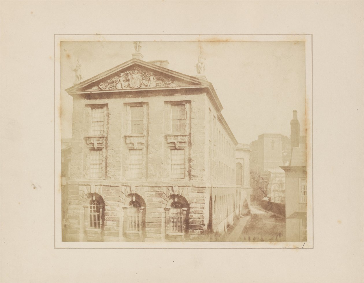 Parte del Queens College, Oxford de William Henry Fox Talbot