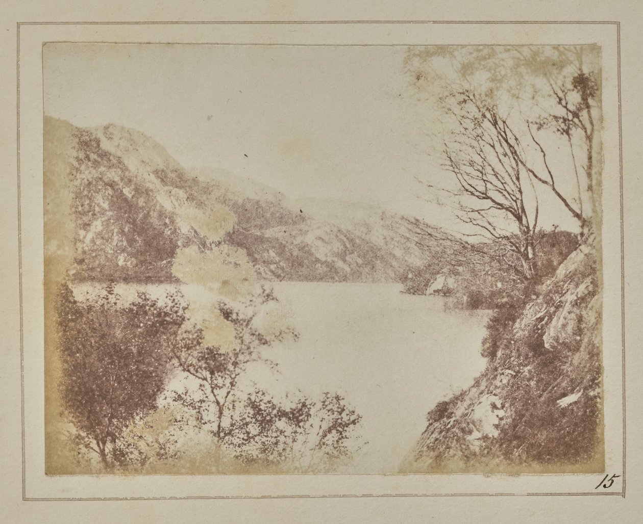 Paisaje de Loch Katrine de William Henry Fox Talbot