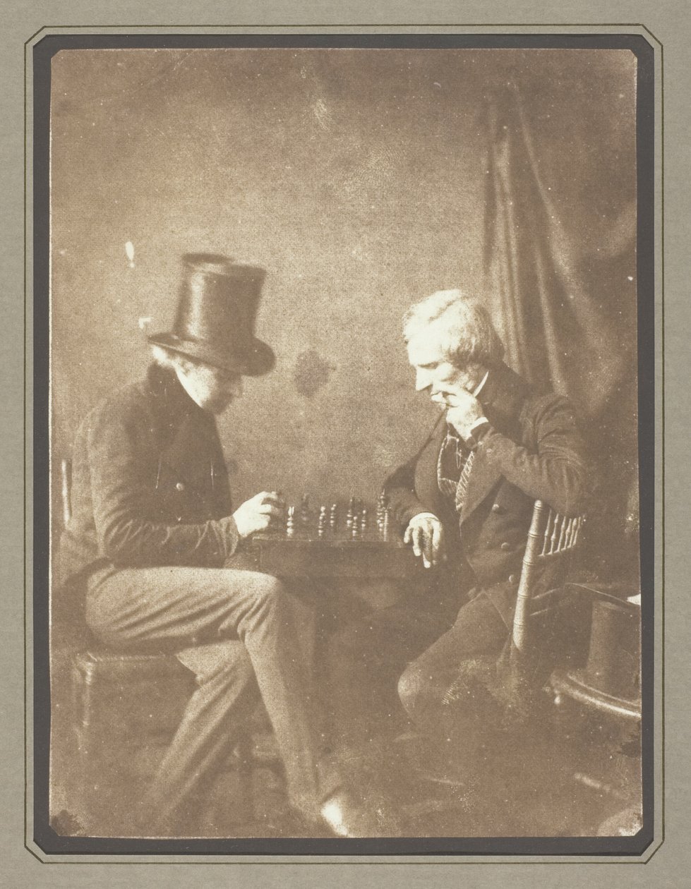 Los jugadores de ajedrez de William Henry Fox Talbot