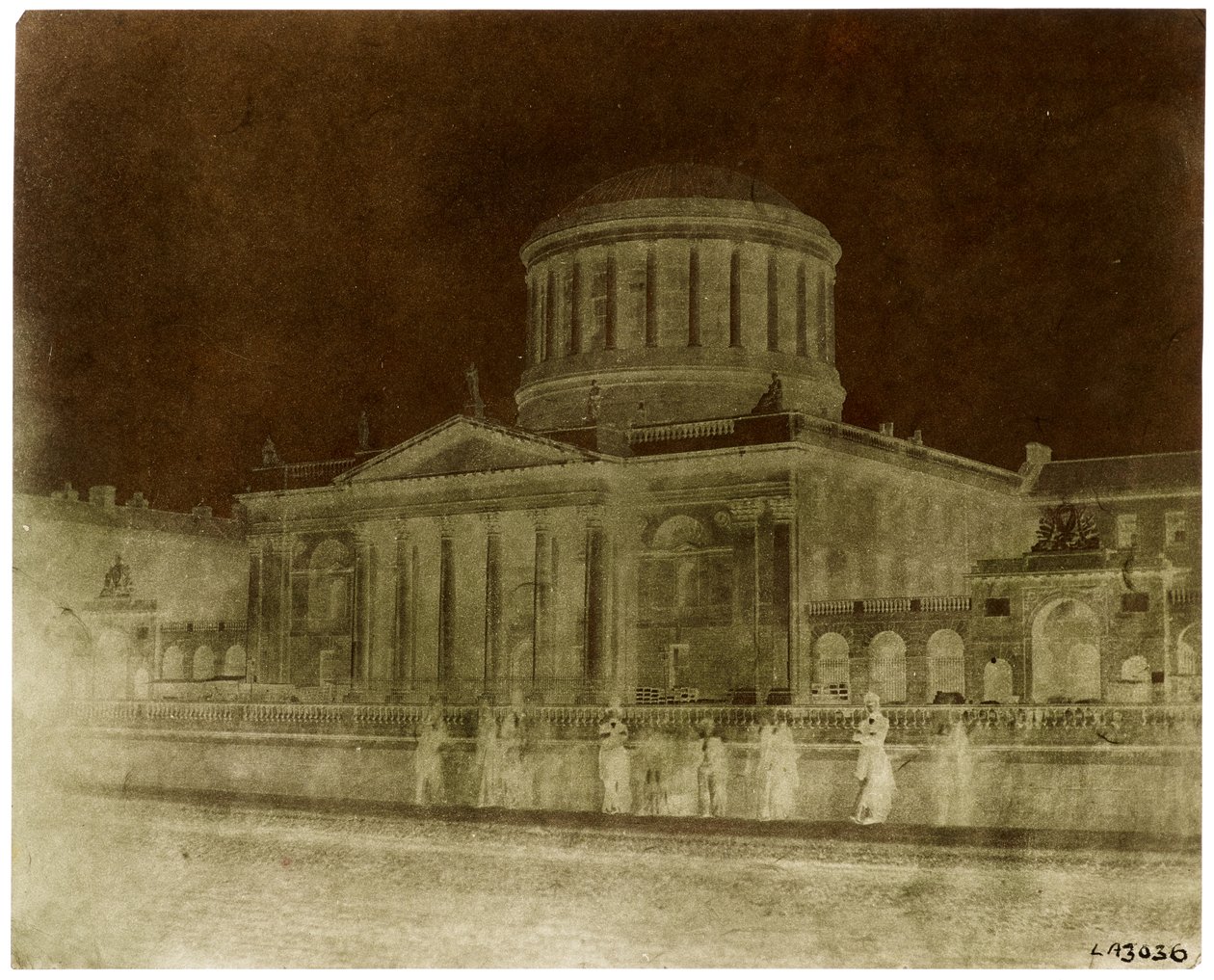 The Four Courts, Dublín (Negativo de papel-Cámara) de William Henry Fox Talbot