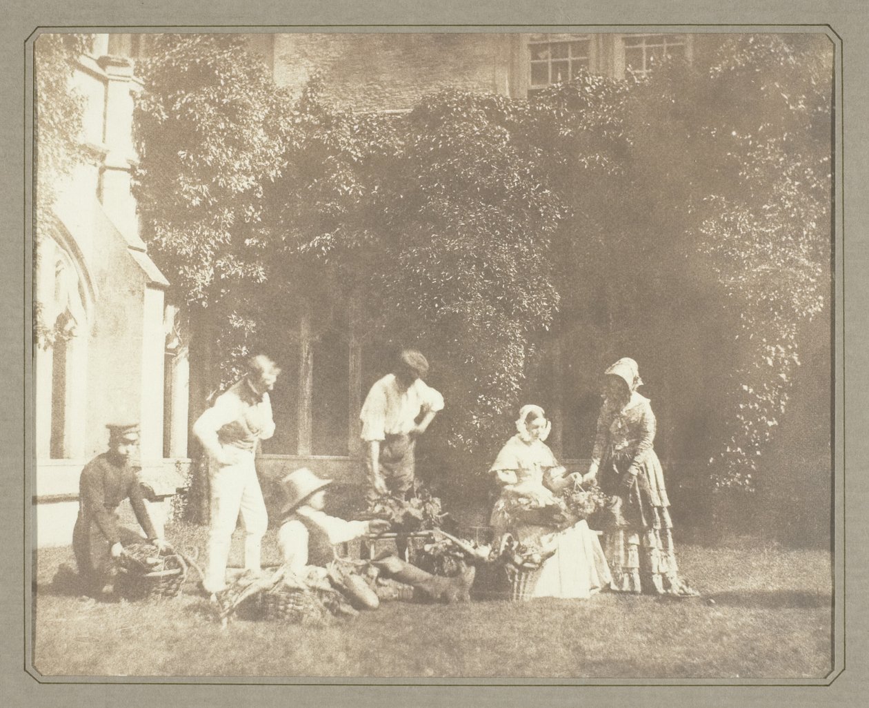 Los fruteros de William Henry Fox Talbot