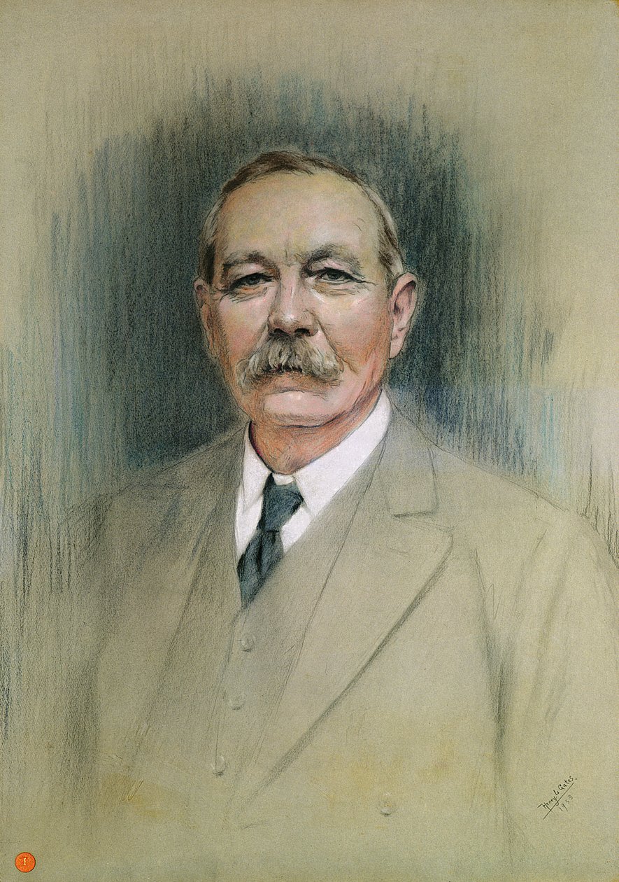 Retrato de Sir Arthur Conan Doyle de William Henry Gates