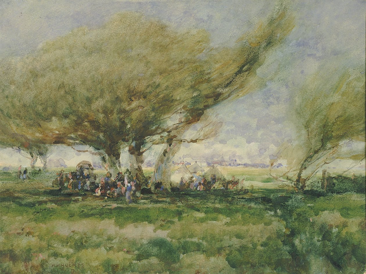 Un Campamento Gitano, n.d. de William Henry Holmes