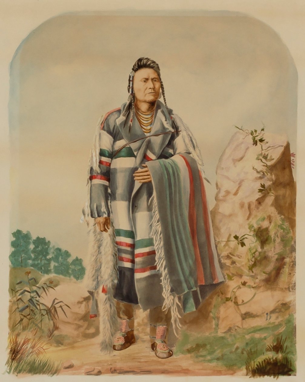 Jefe Joseph de los Nez Perce, ca. 1880 de William Henry Holmes