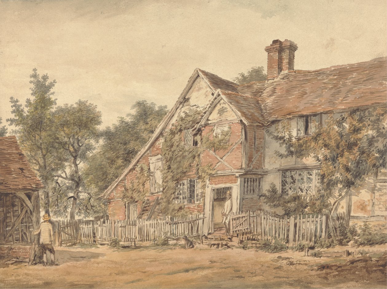 Una granja de William Henry Hunt