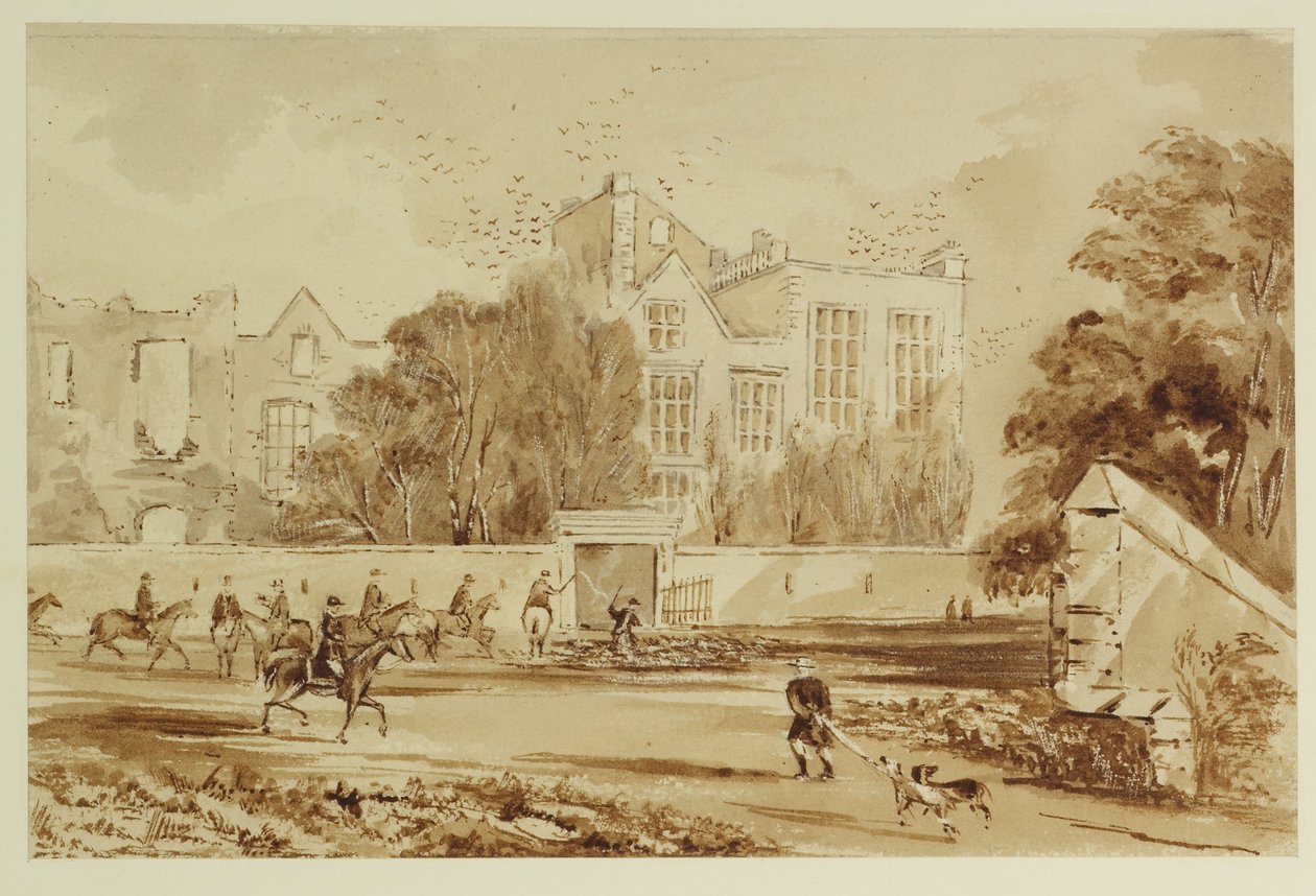 Hardwick Old Hall de William Henry Hunt