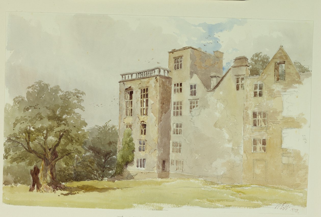 Hardwick Old Hall de William Henry Hunt