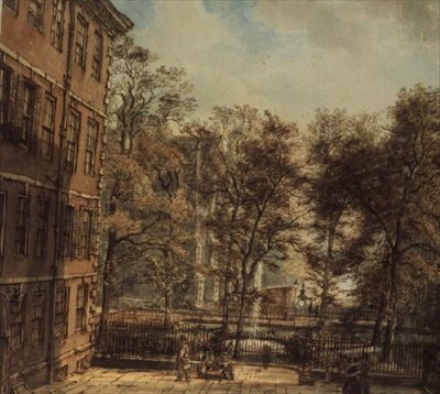 New Court: El Templo, Londres de William Henry Hunt