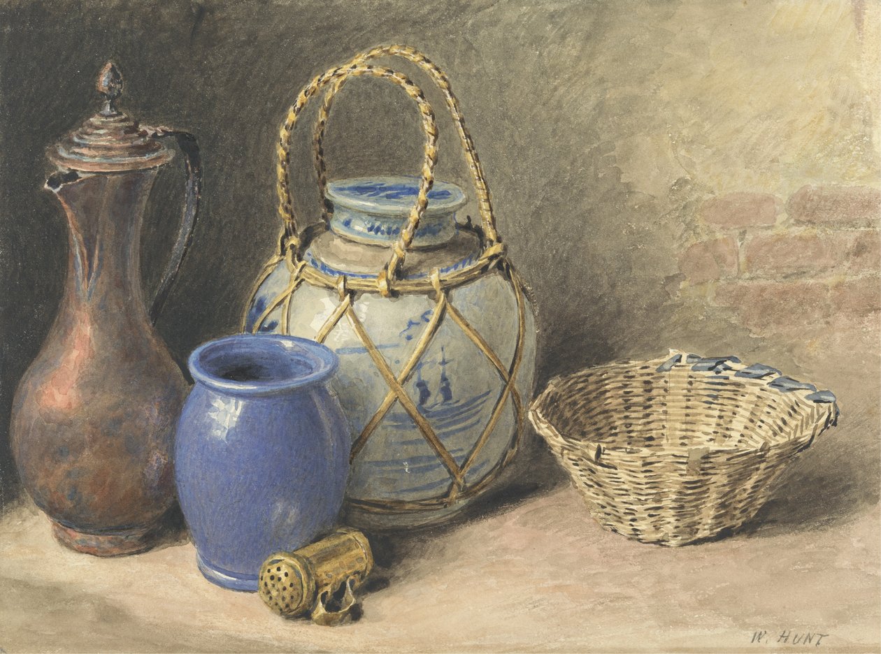 Naturaleza Muerta con Jarra de Jengibre, c.1825 de William Henry Hunt