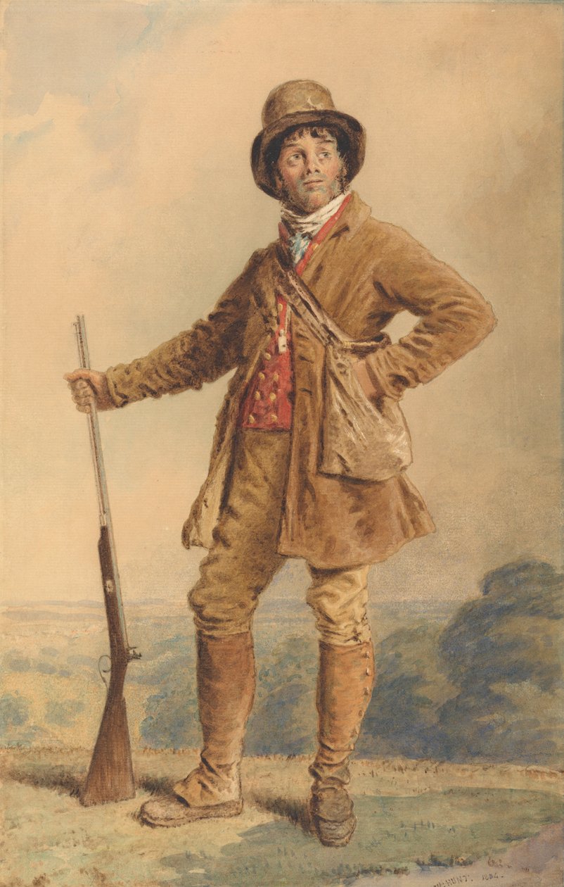 El guardabosques de caza de William Henry Hunt