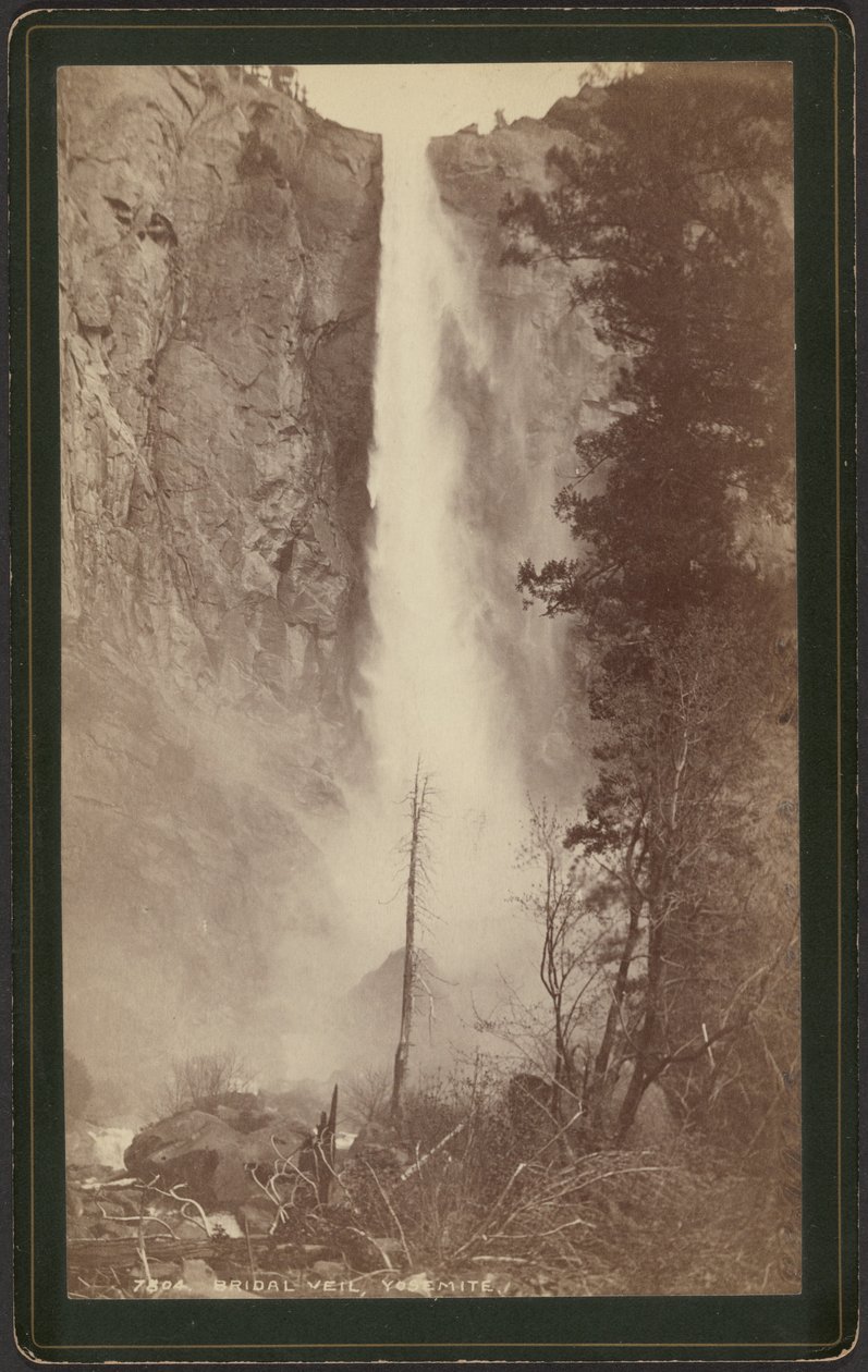 Velo de la Novia, Yosemite de William Henry Jackson