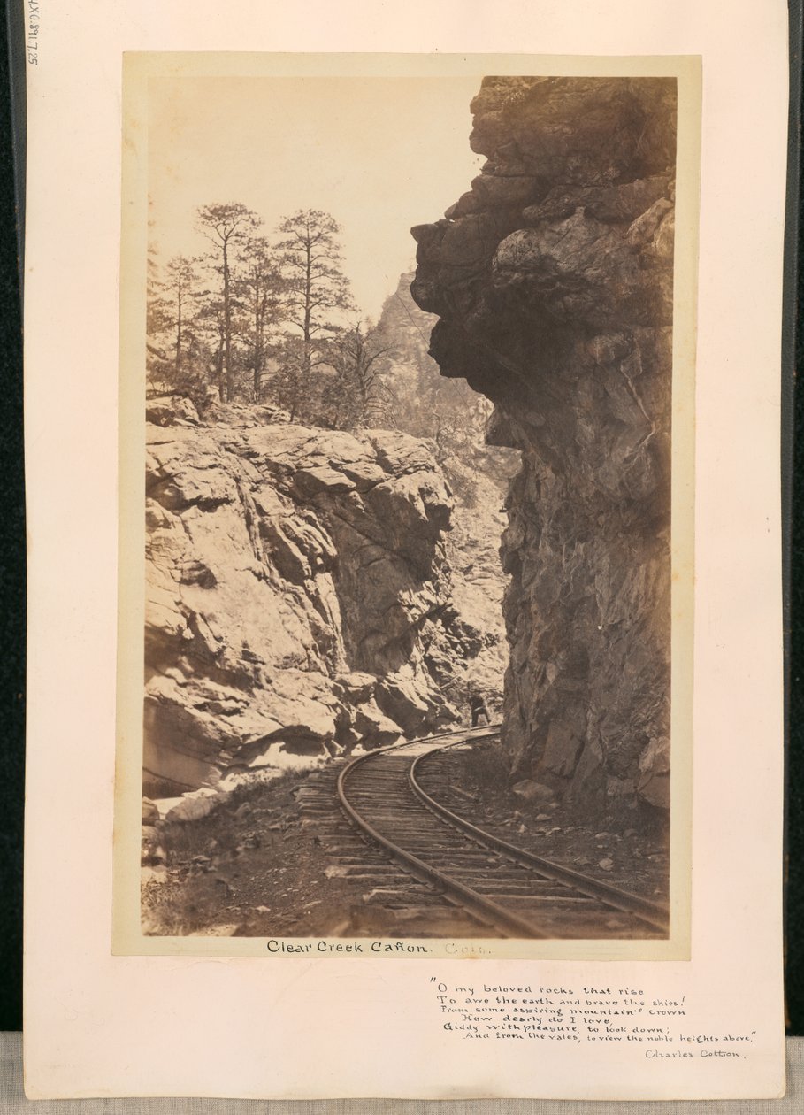 Cañón de Clear Creek. Colorado de William Henry Jackson
