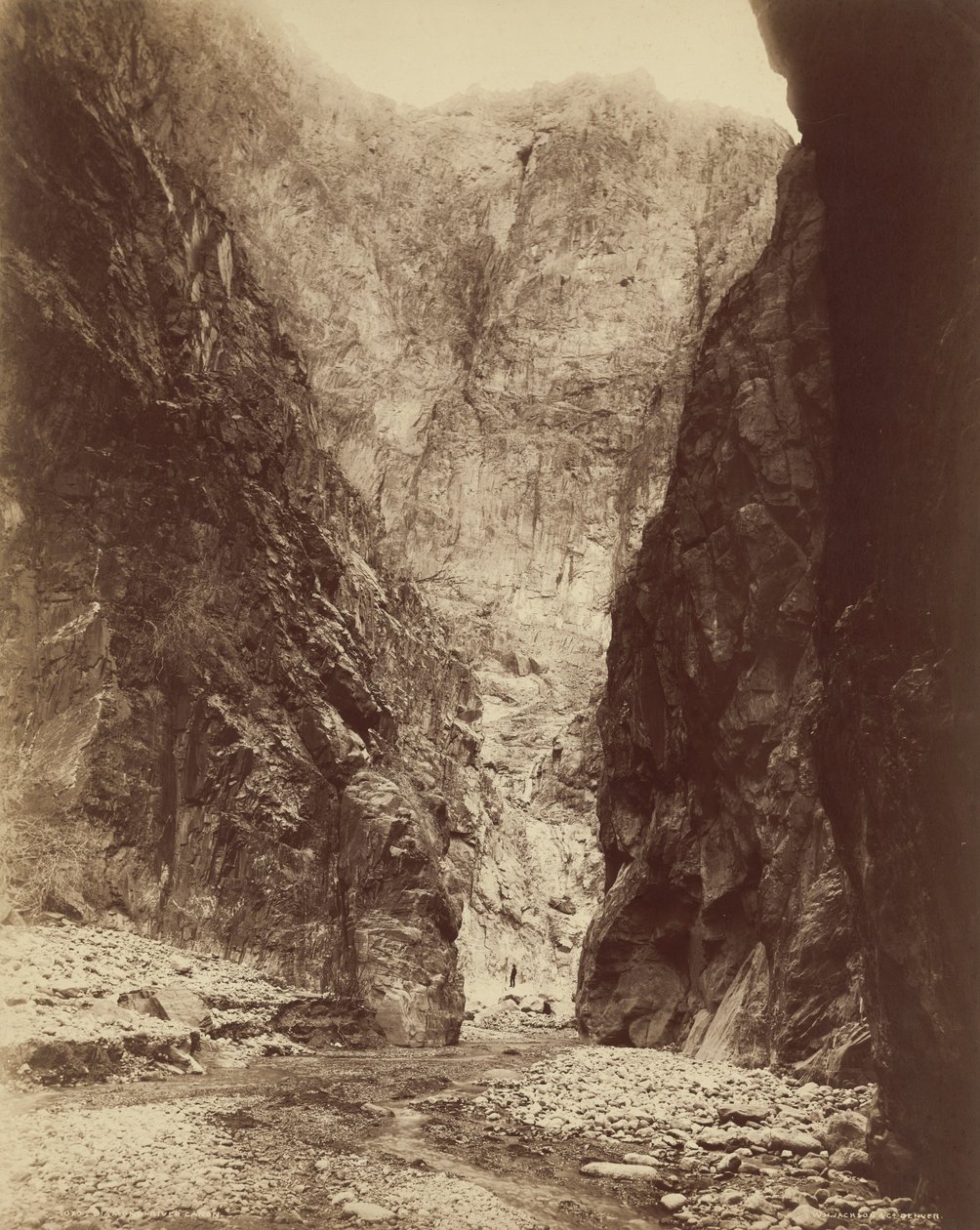 Cañón del río Diamante,1885 (foto) de William Henry Jackson
