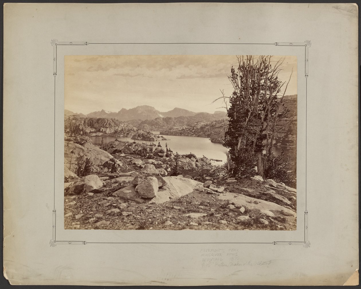 [Pico Fremont, Montañas Wind River, Wyoming] de William Henry Jackson