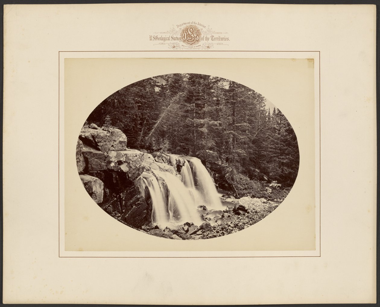 Cabeceras del condado de Gallatin, Parque Nacional de Yellowstone, Montana de William Henry Jackson