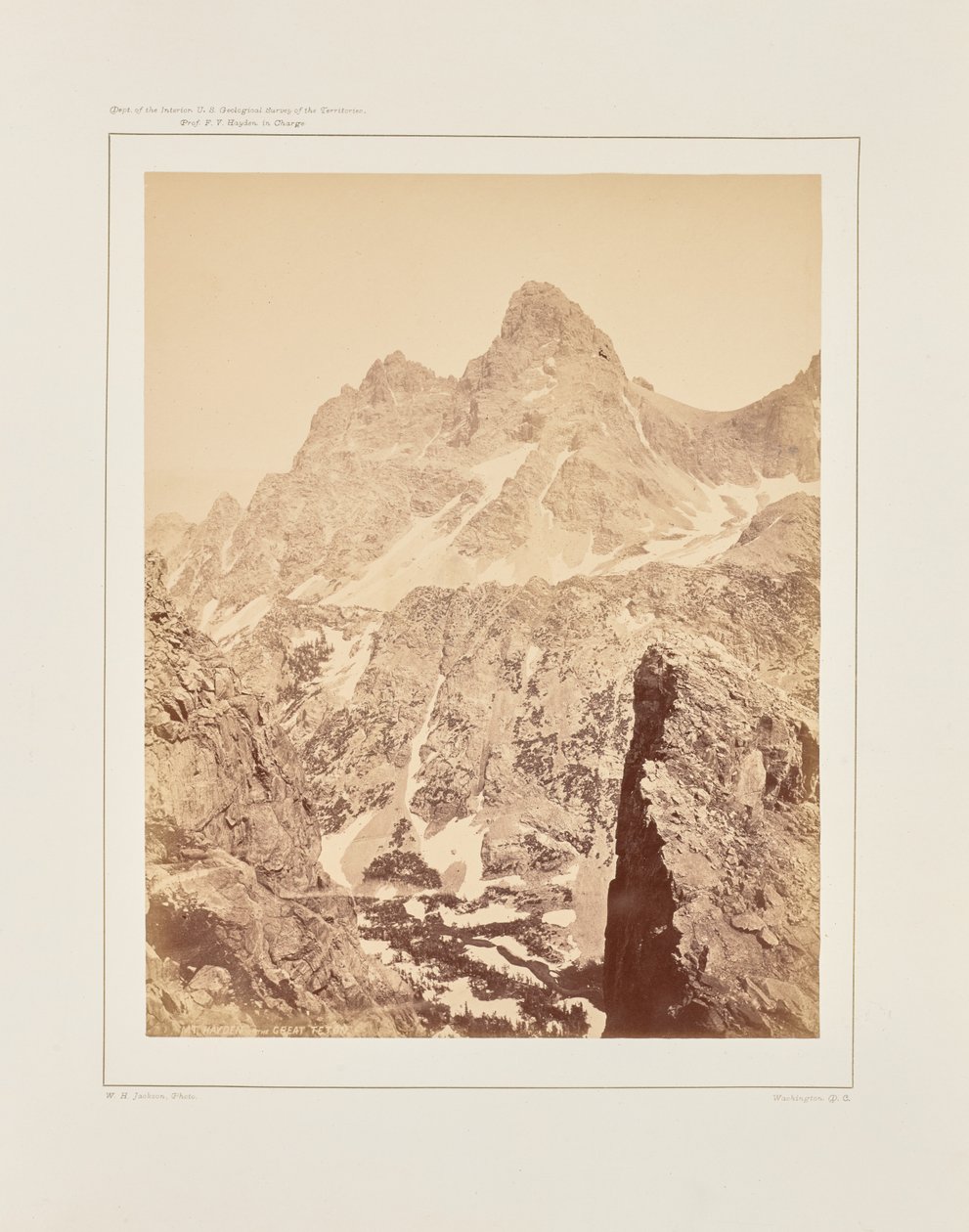 Monte Hayden o Gran Teton de William Henry Jackson