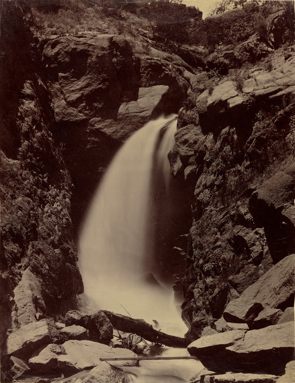 [Cascadas del Arcoíris, Ute Pass, Manitou Springs, Colorado] de William Henry Jackson