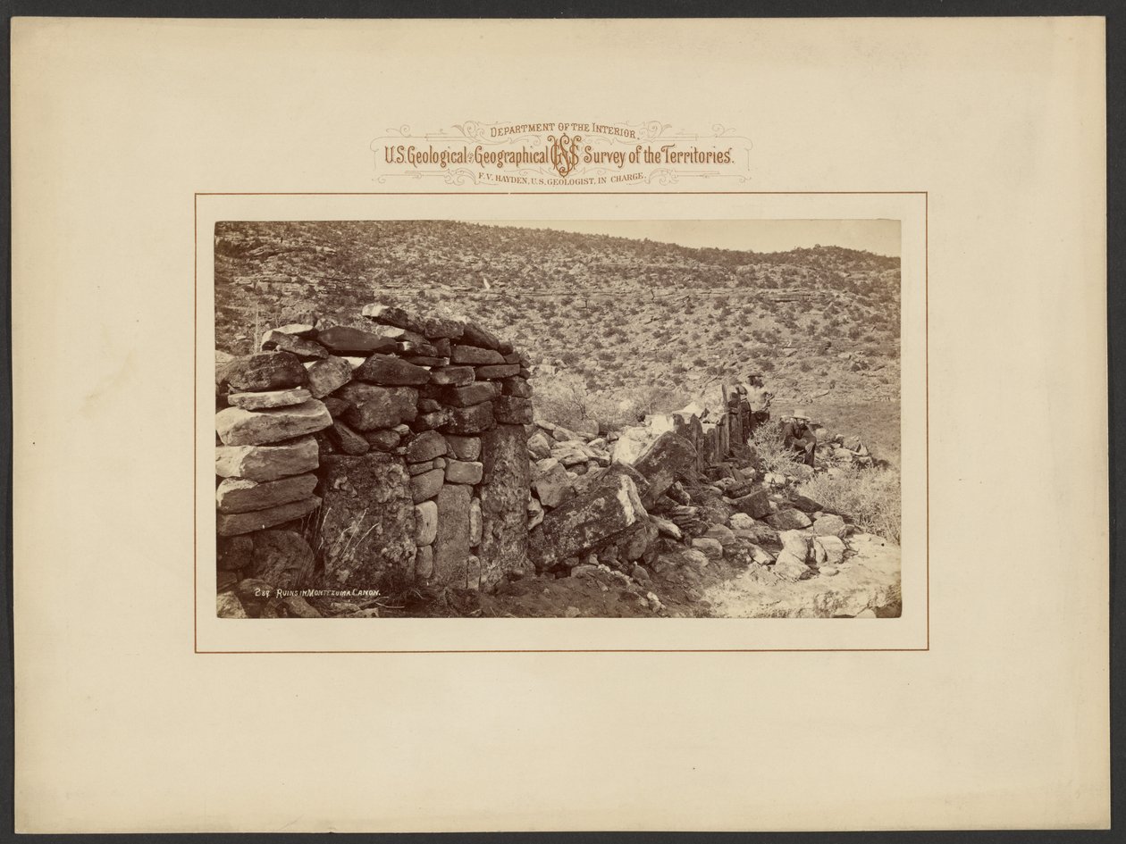Ruinas en Montezuma Cañon de William Henry Jackson