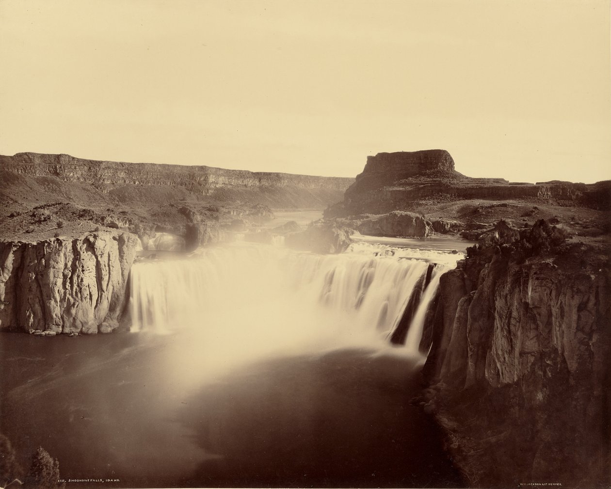 Cascadas de Shoshone, Idaho de William Henry Jackson