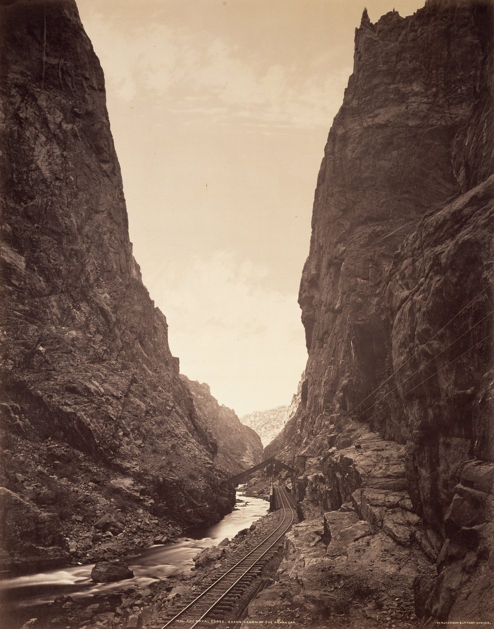 La Garganta Real, Gran Cañón del Arkansas de William Henry Jackson