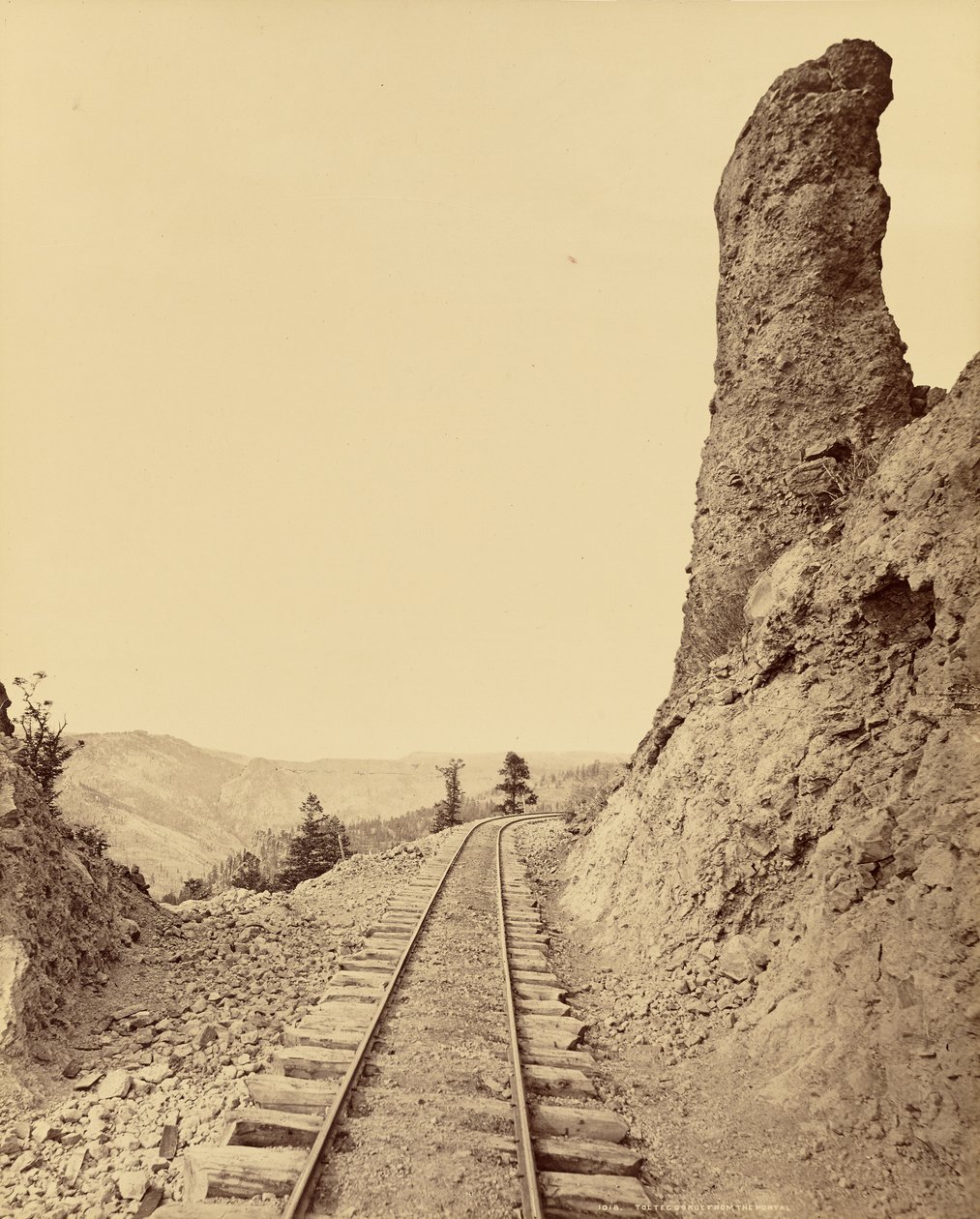 Garganta del Tolteca desde El Portal de William Henry Jackson