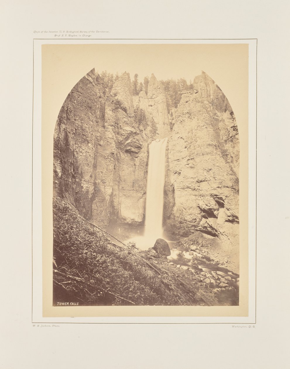 Cascadas Tower de William Henry Jackson