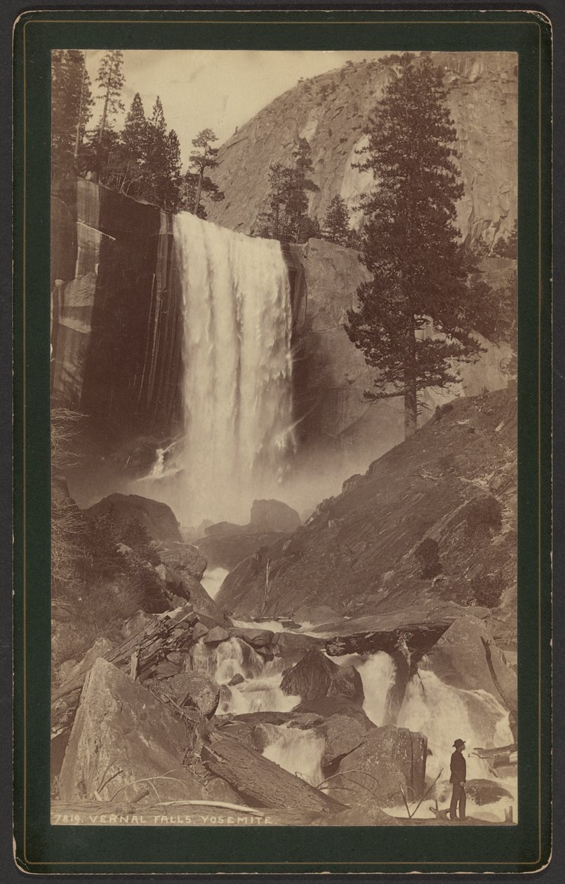 Cataratas Vernal. Yosemite. de William Henry Jackson
