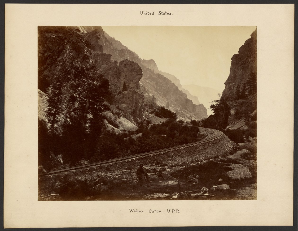 [Cañón de Weber, Ferrocarril Union Pacific] de William Henry Jackson
