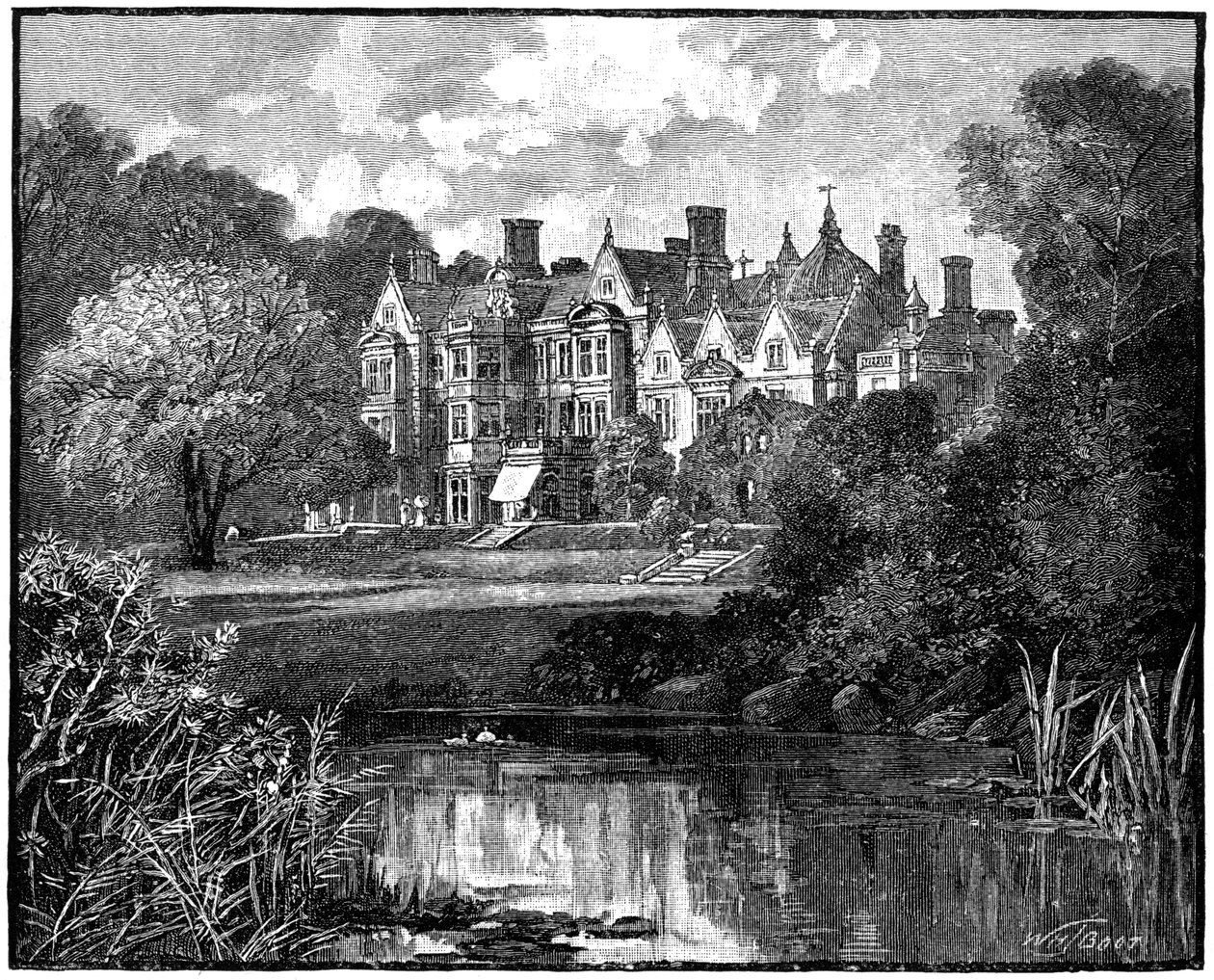 Casa Sandringham, Norfolk, 1900 de William Henry James Boot