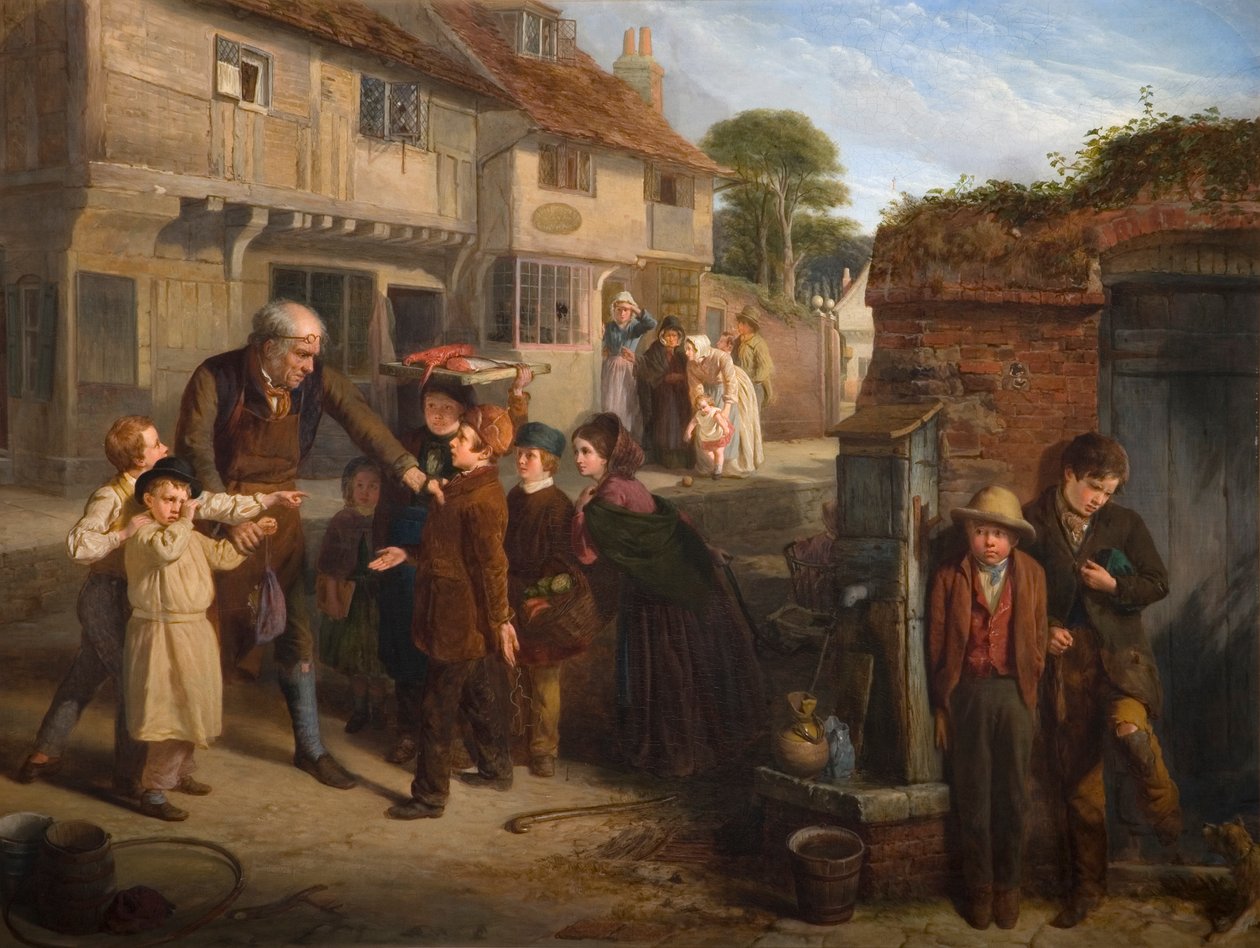 La ventana rota, 1855 de William Henry Knight