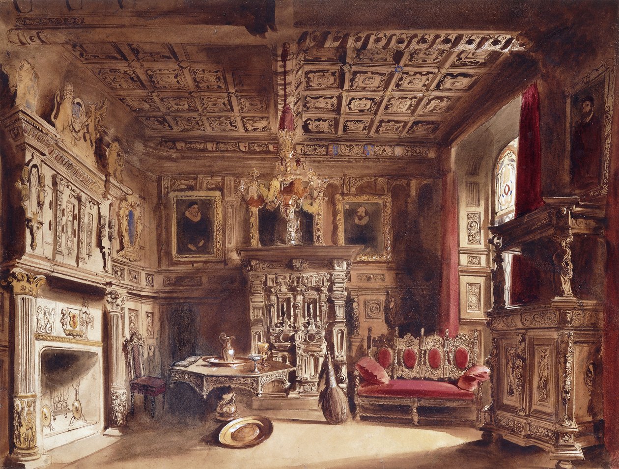 Una Habitación en una Mansión Antigua de William Henry Lake Price