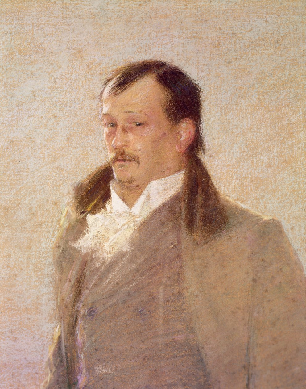 Retrato de Georges Courteline (detalle) de William Henry Lake Price